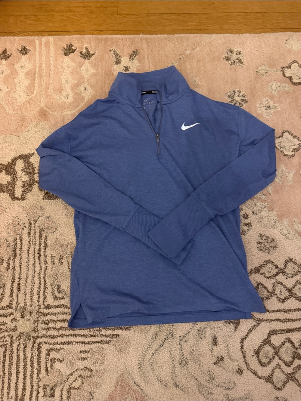 Nike Blue Dri-FIT Running Half-Zip Pullover